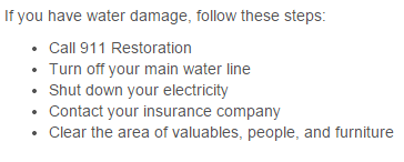 Sewage Backup Cleanup Oak Park